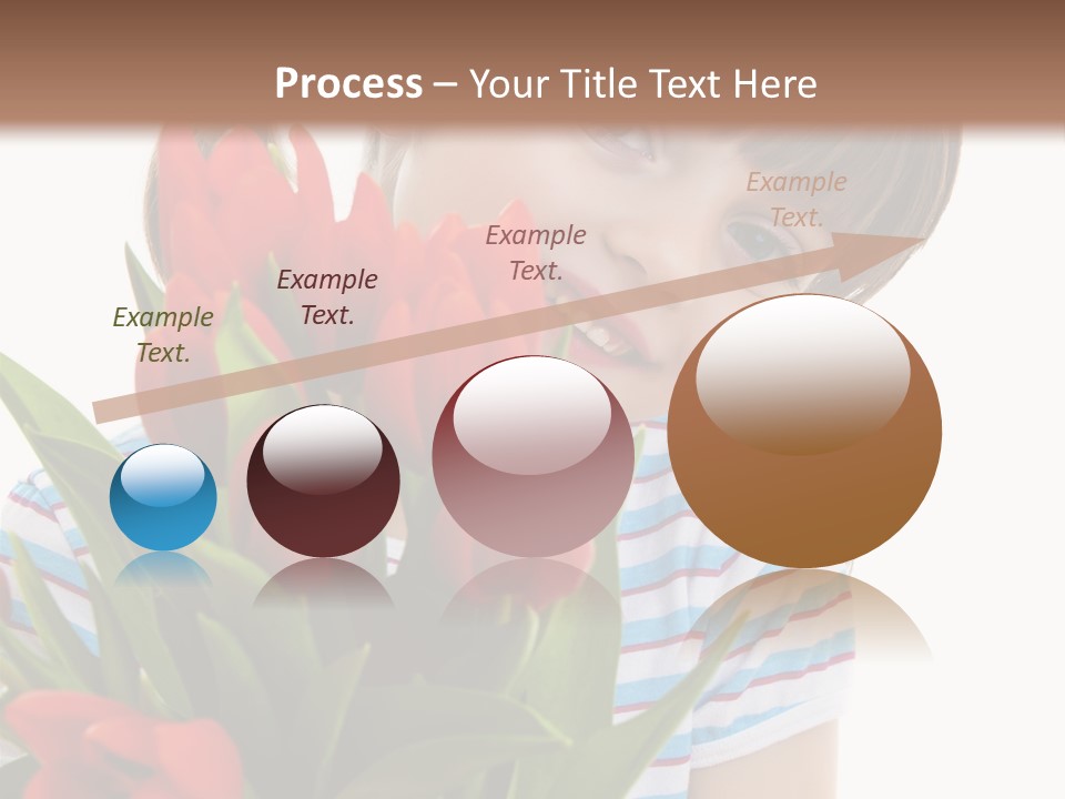 People Joy Flower PowerPoint Template