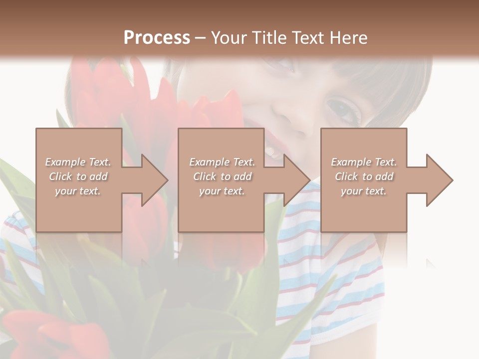 People Joy Flower PowerPoint Template