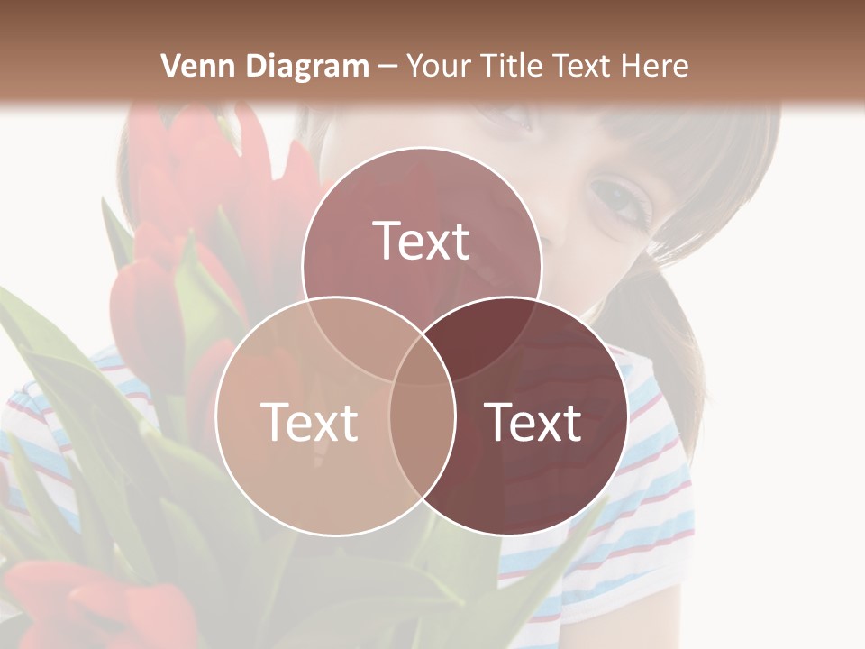 People Joy Flower PowerPoint Template