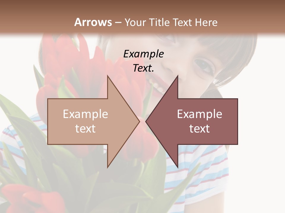 People Joy Flower PowerPoint Template