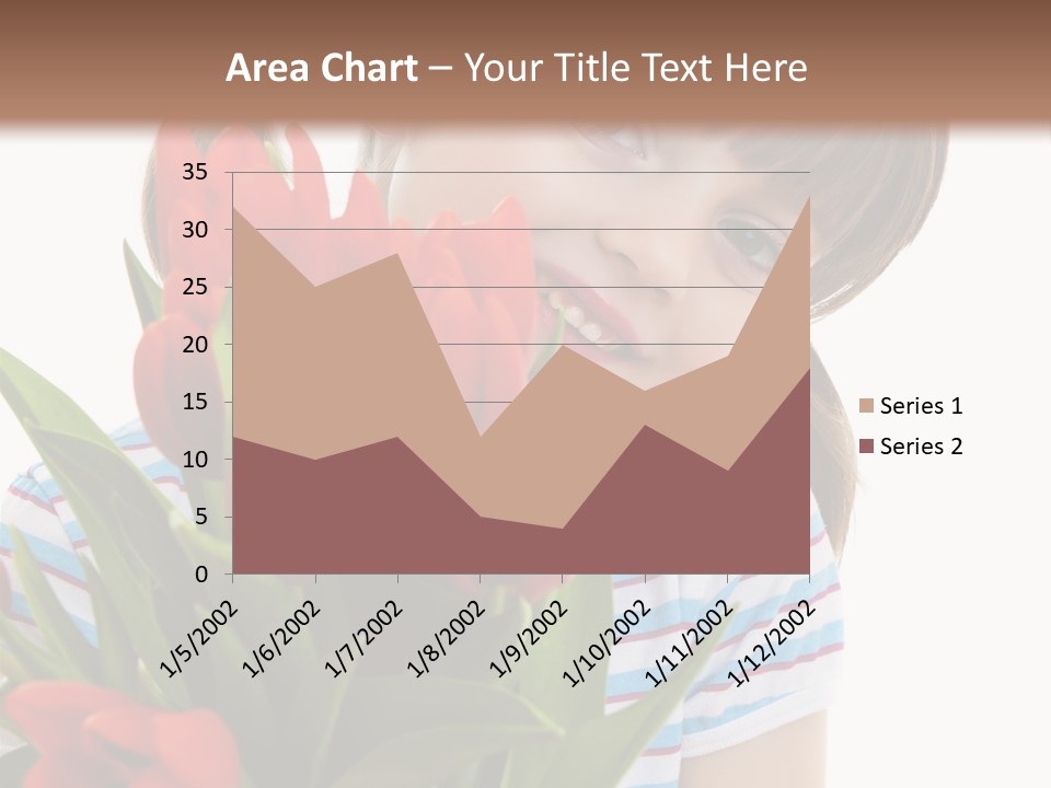 People Joy Flower PowerPoint Template