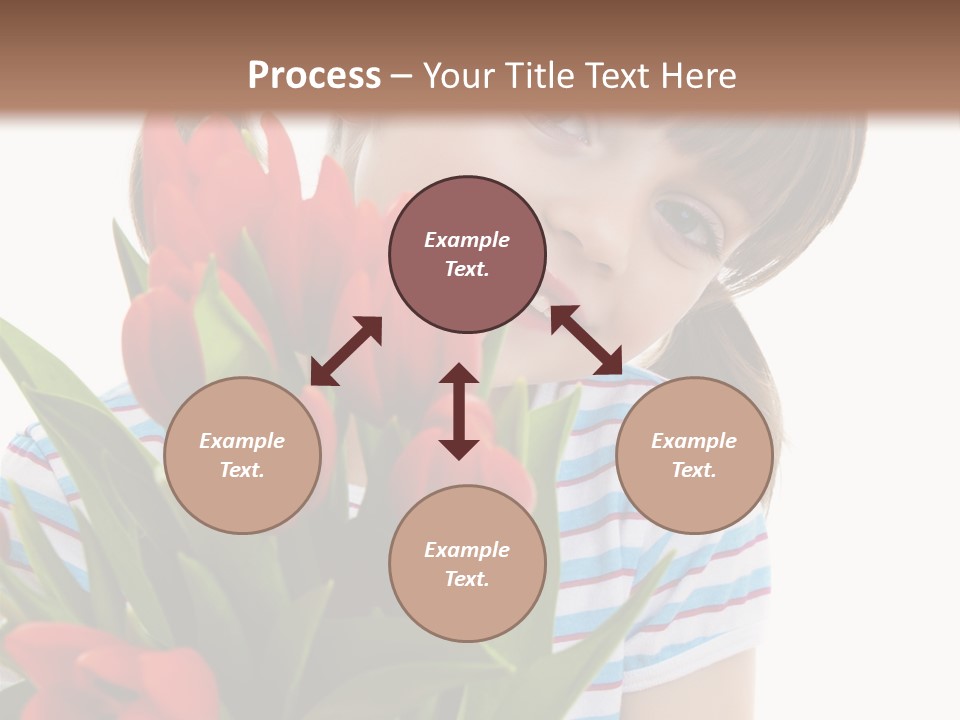 People Joy Flower PowerPoint Template