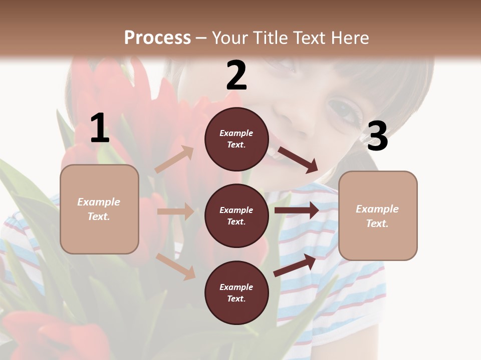 People Joy Flower PowerPoint Template