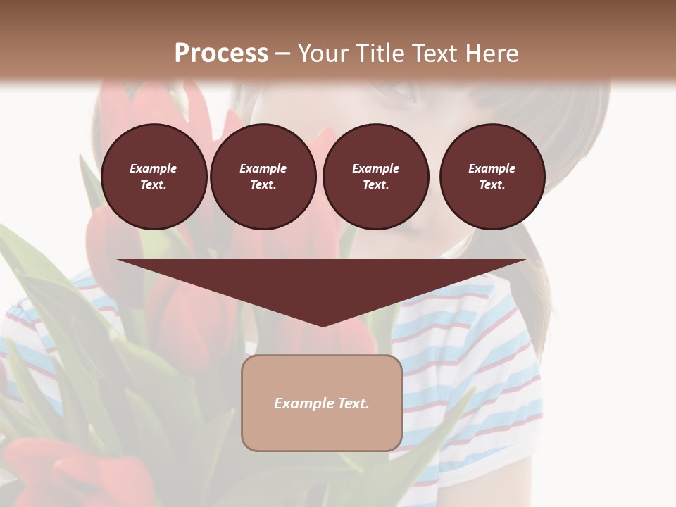 People Joy Flower PowerPoint Template