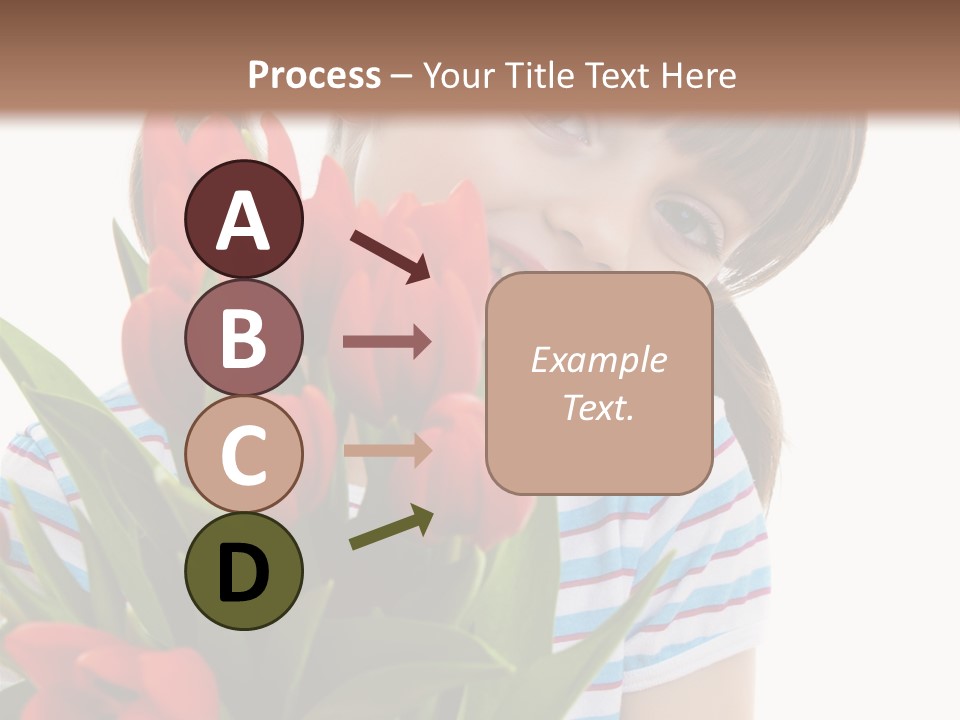 People Joy Flower PowerPoint Template