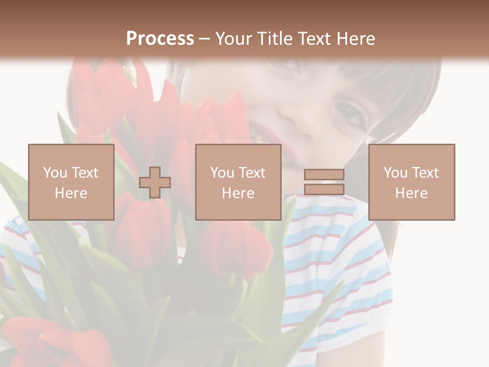 People Joy Flower PowerPoint Template