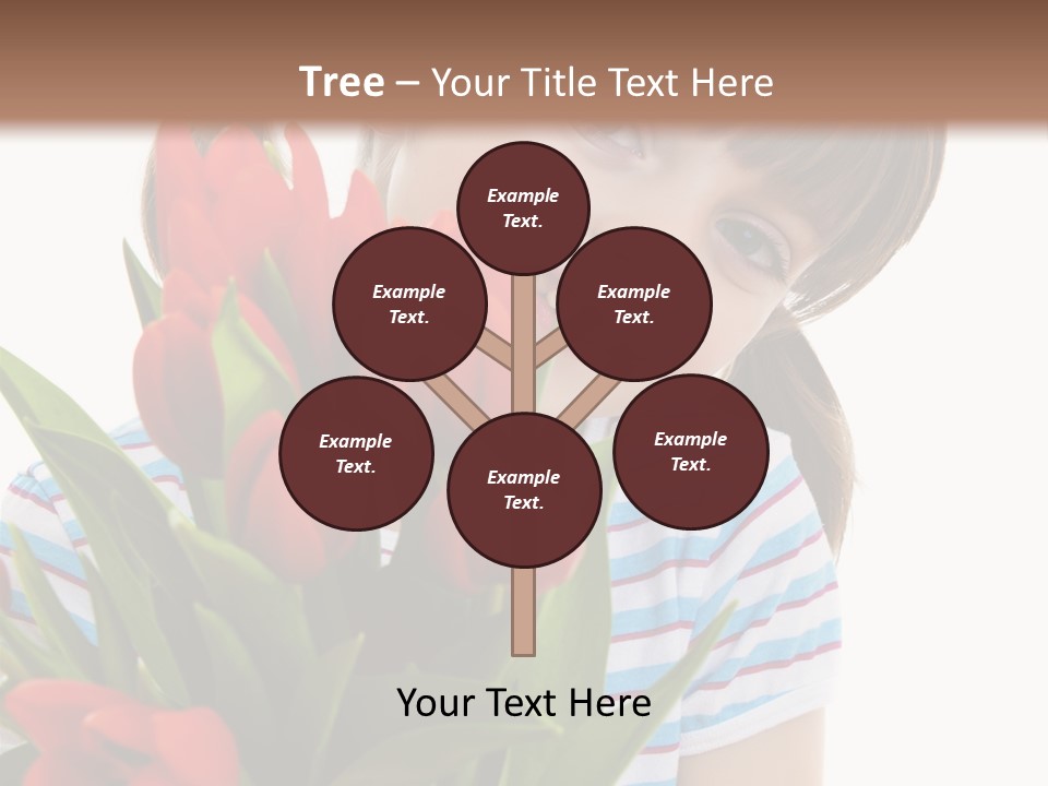 People Joy Flower PowerPoint Template