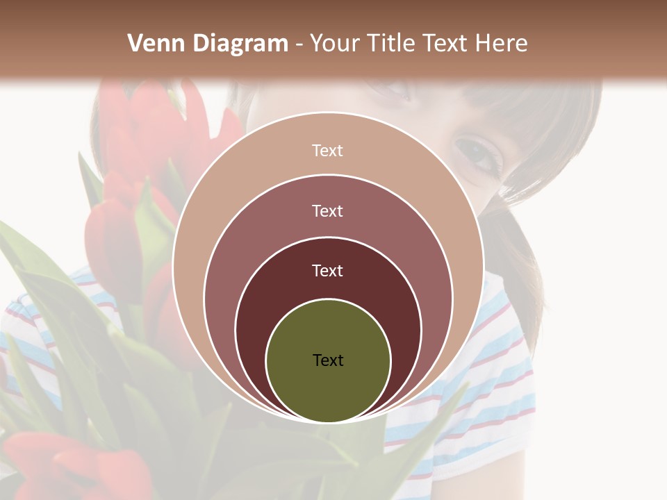 People Joy Flower PowerPoint Template