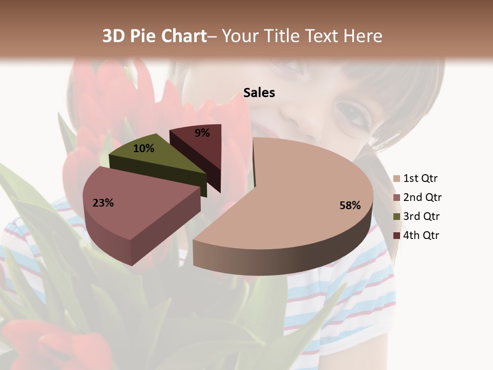 People Joy Flower PowerPoint Template