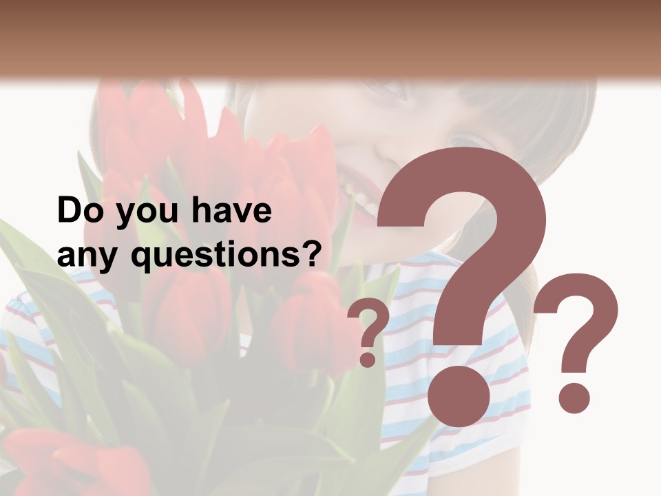 People Joy Flower PowerPoint Template