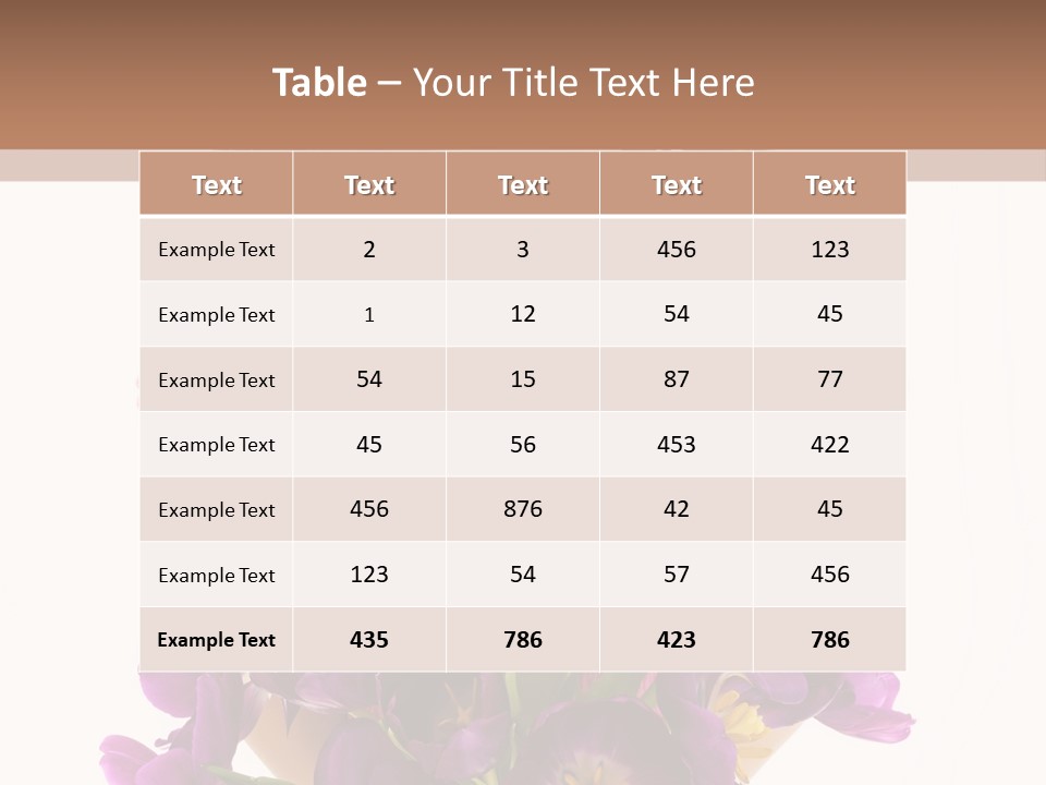 Present Little Girl Isolated PowerPoint Template