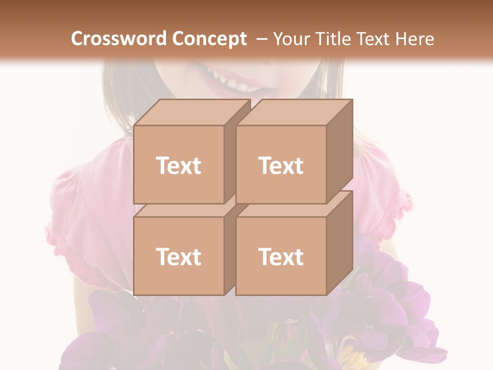 Standing Economy Tie PowerPoint Template