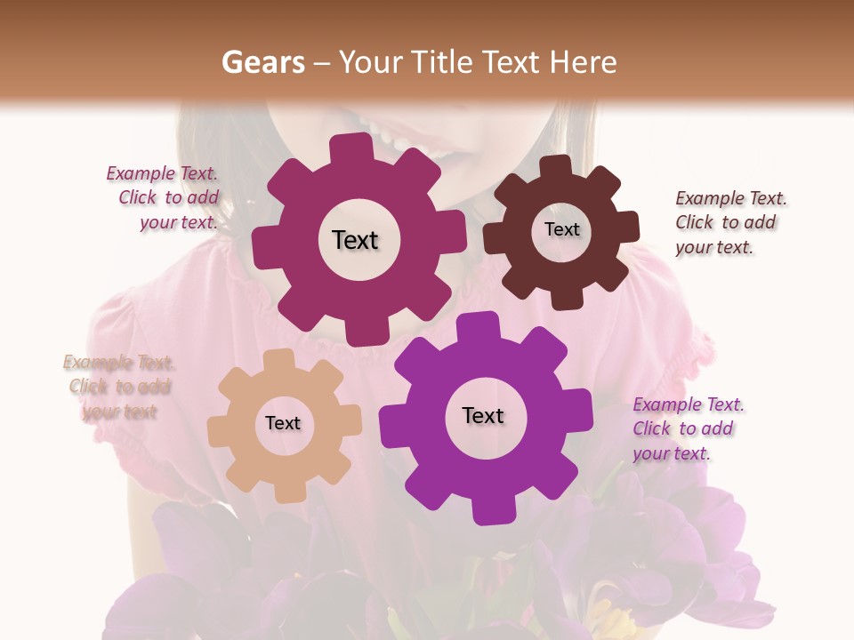 Standing Economy Tie PowerPoint Template