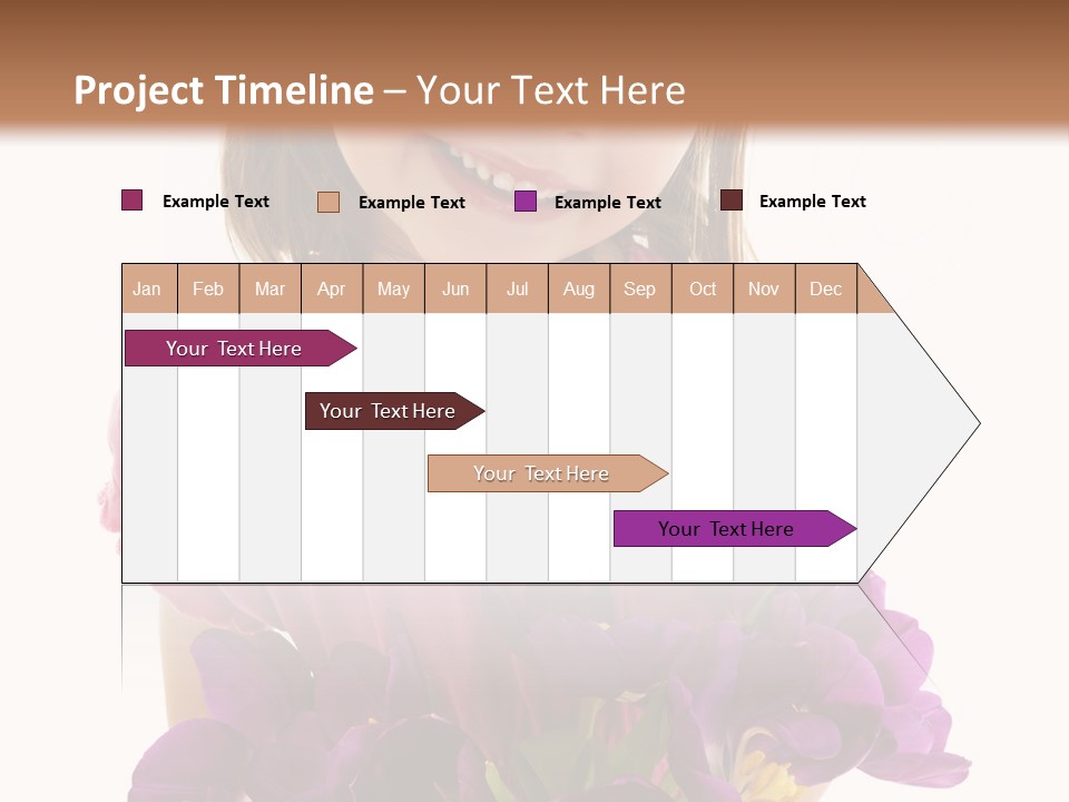 Standing Economy Tie PowerPoint Template