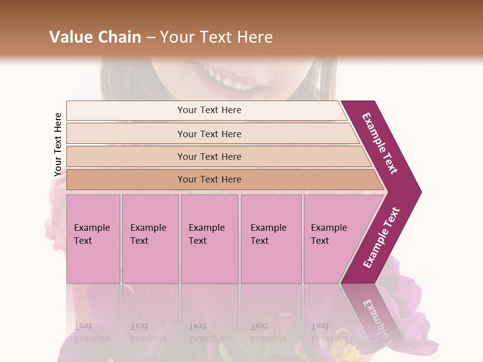 Standing Economy Tie PowerPoint Template