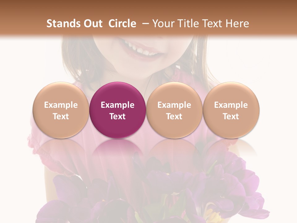 Standing Economy Tie PowerPoint Template