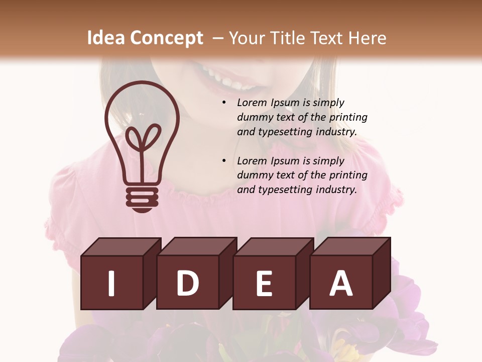 Standing Economy Tie PowerPoint Template