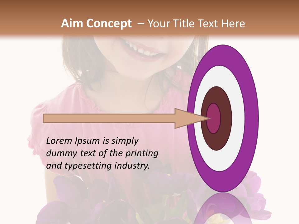 Standing Economy Tie PowerPoint Template