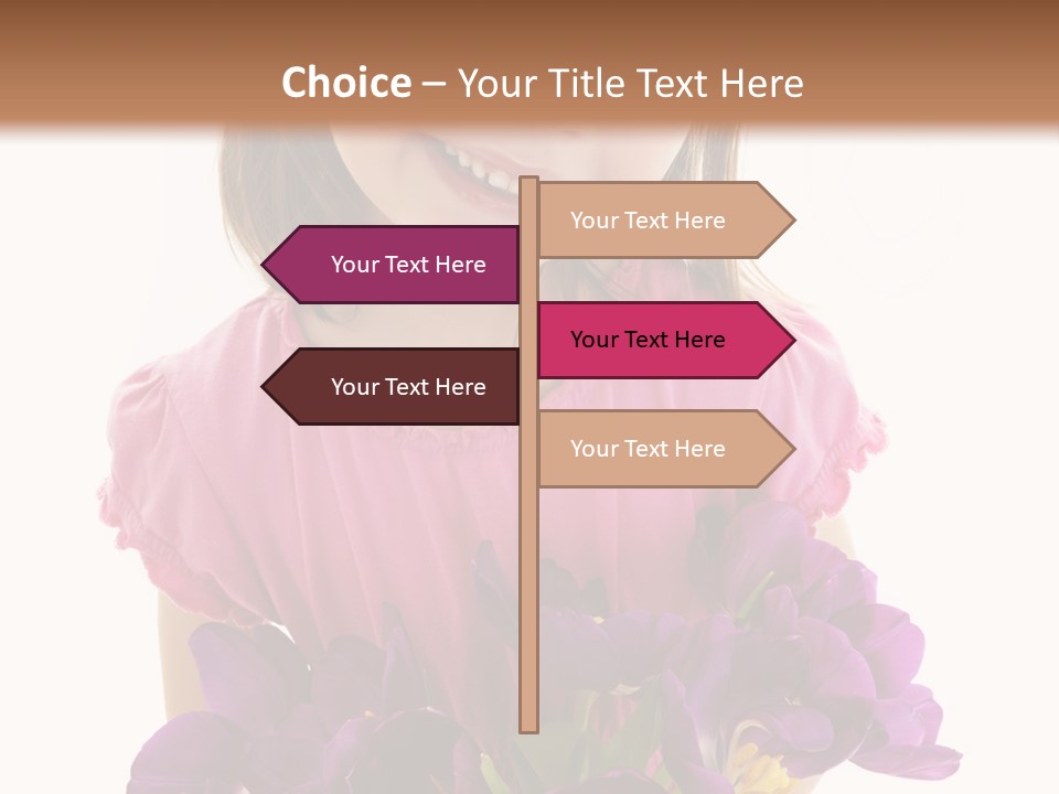 Standing Economy Tie PowerPoint Template