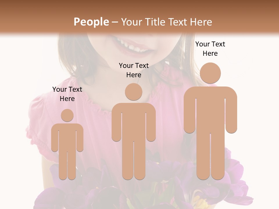 Standing Economy Tie PowerPoint Template