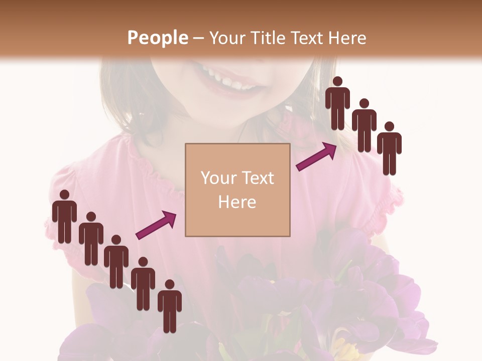 Standing Economy Tie PowerPoint Template