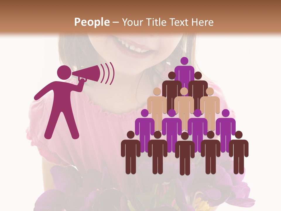 Standing Economy Tie PowerPoint Template