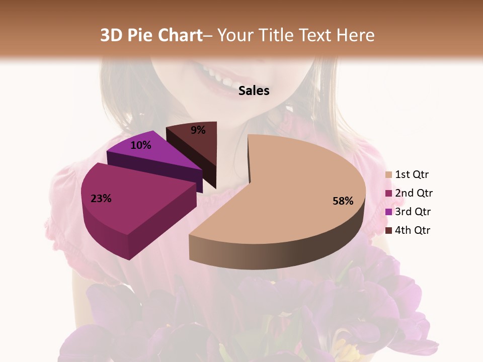 Standing Economy Tie PowerPoint Template