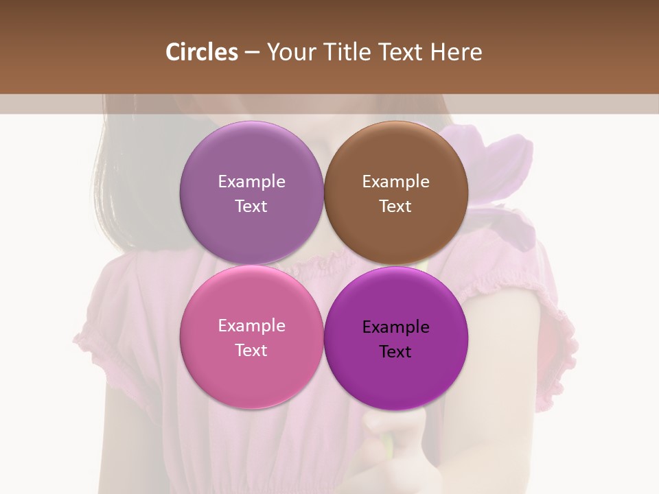 Childhood Hand Kid PowerPoint Template