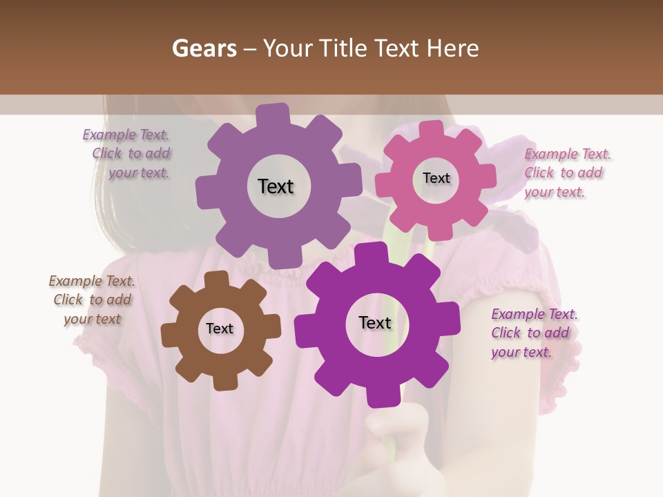 Childhood Hand Kid PowerPoint Template