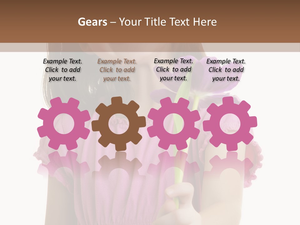 Childhood Hand Kid PowerPoint Template