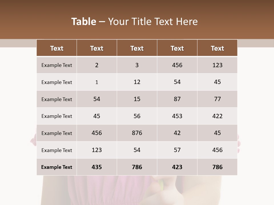 Childhood Hand Kid PowerPoint Template