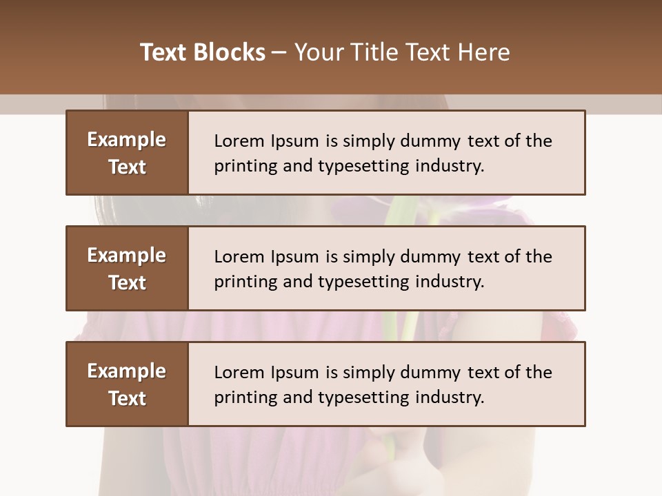 Childhood Hand Kid PowerPoint Template