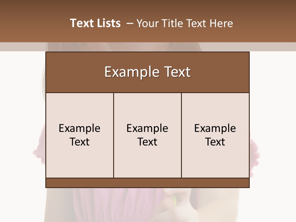 Childhood Hand Kid PowerPoint Template