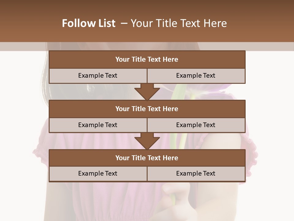 Childhood Hand Kid PowerPoint Template