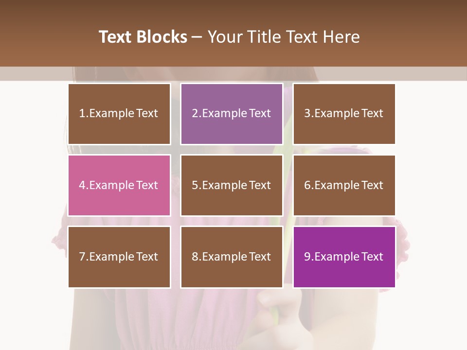 Childhood Hand Kid PowerPoint Template