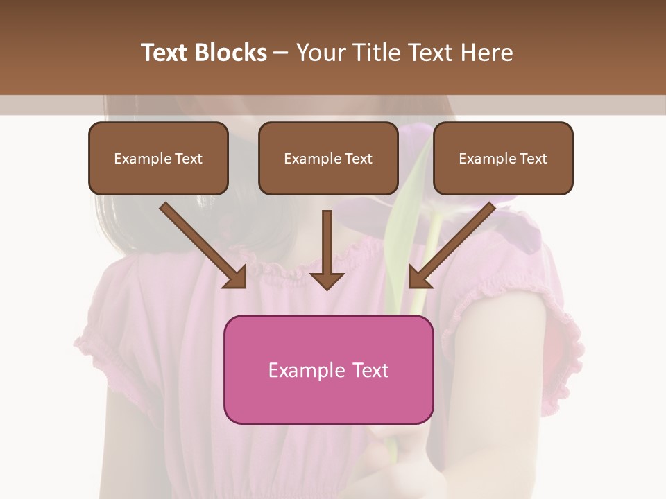 Childhood Hand Kid PowerPoint Template