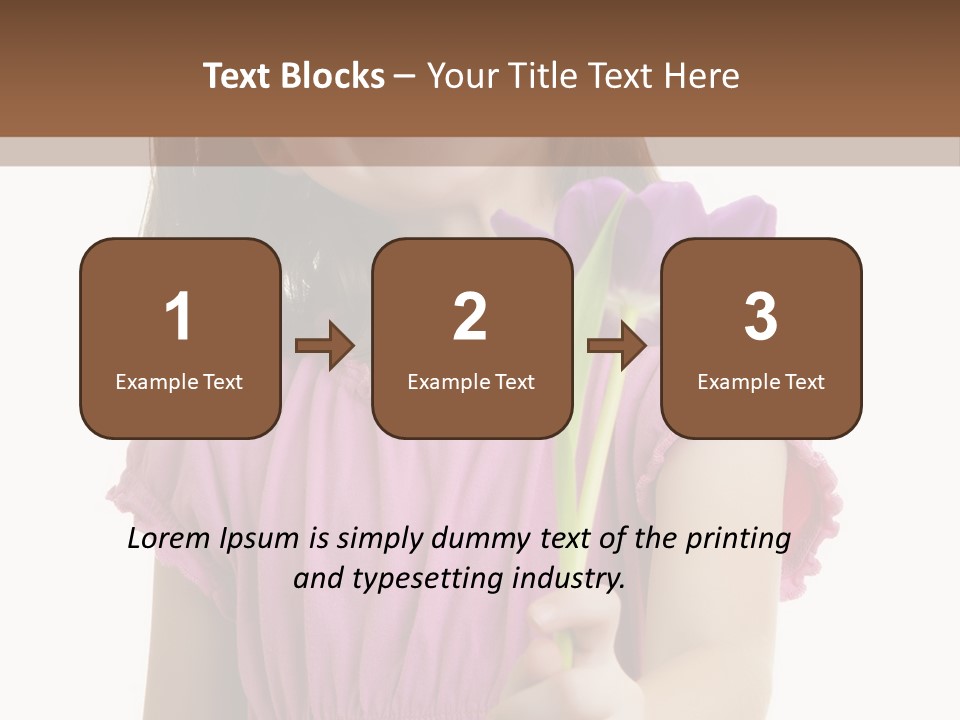 Childhood Hand Kid PowerPoint Template