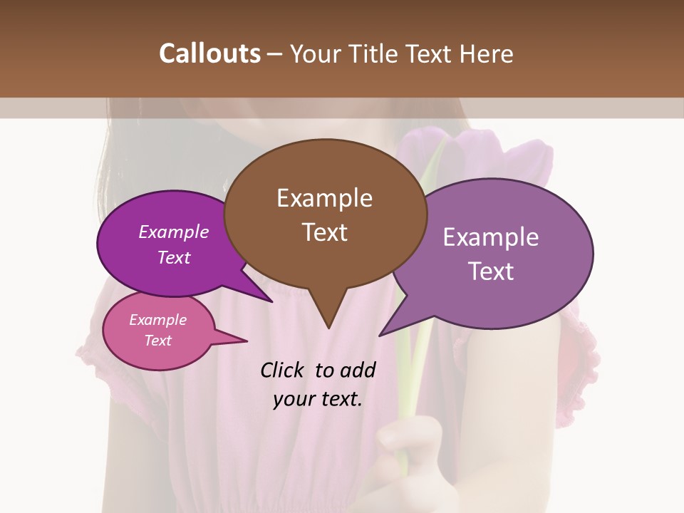 Childhood Hand Kid PowerPoint Template