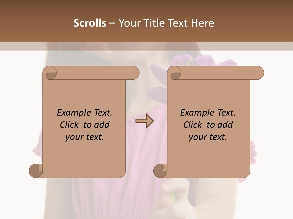 Childhood Hand Kid PowerPoint Template