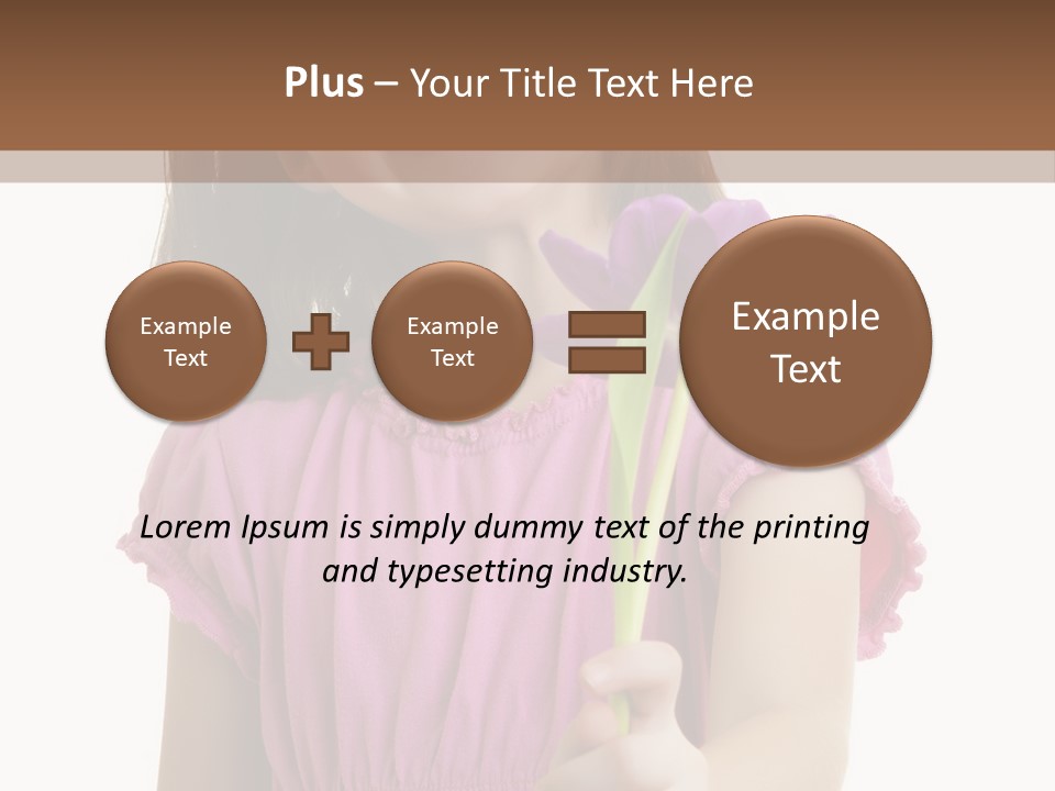 Childhood Hand Kid PowerPoint Template