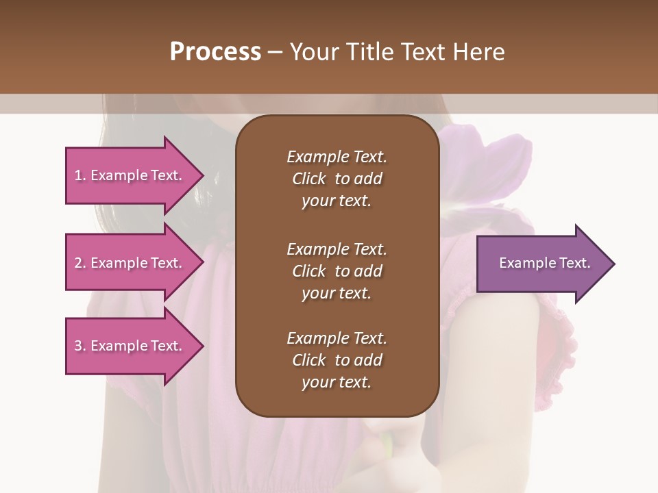 Childhood Hand Kid PowerPoint Template