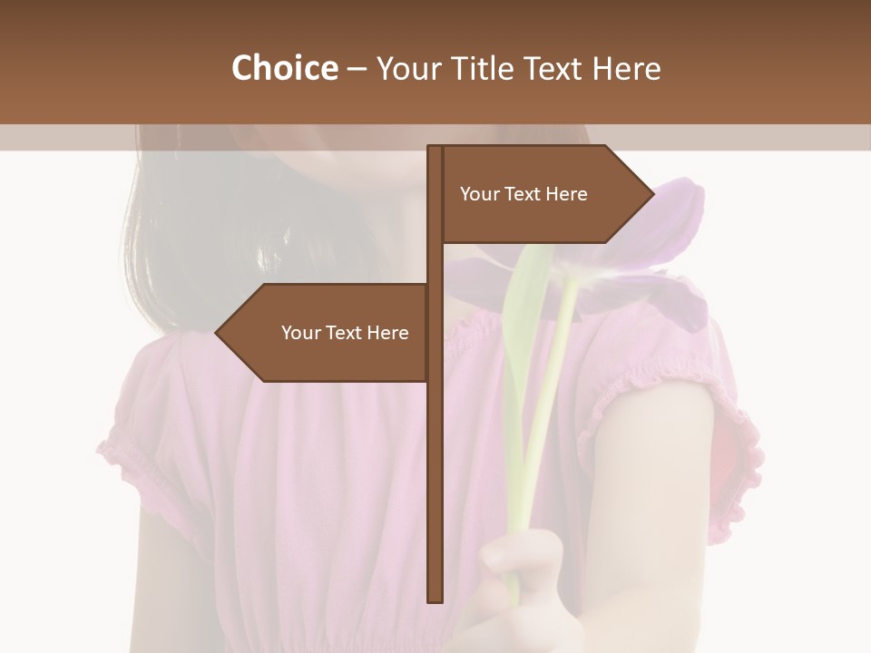 Childhood Hand Kid PowerPoint Template