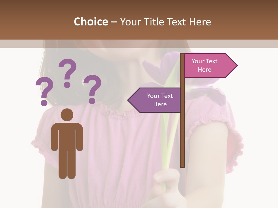 Childhood Hand Kid PowerPoint Template