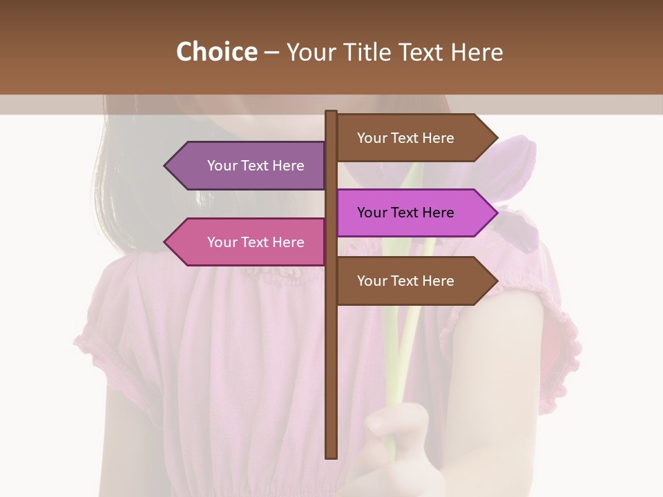 Childhood Hand Kid PowerPoint Template