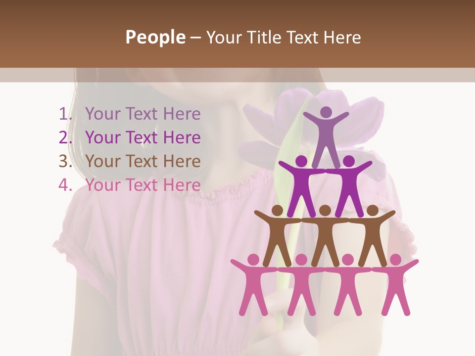 Childhood Hand Kid PowerPoint Template