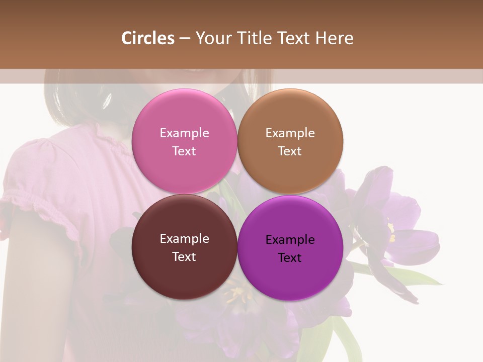 Hand Cheerful Bunch PowerPoint Template