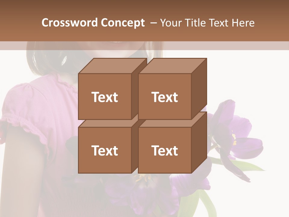 Hand Cheerful Bunch PowerPoint Template