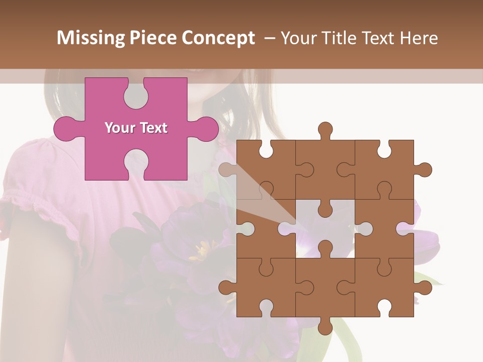 Hand Cheerful Bunch PowerPoint Template