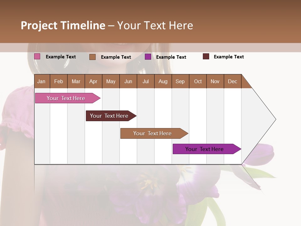 Hand Cheerful Bunch PowerPoint Template