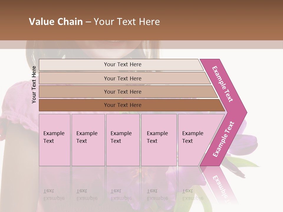 Hand Cheerful Bunch PowerPoint Template